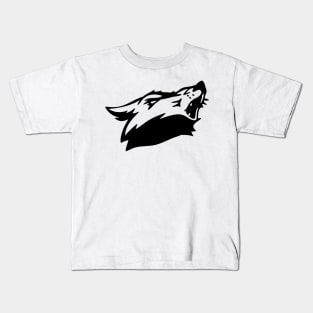 wolf yell Kids T-Shirt